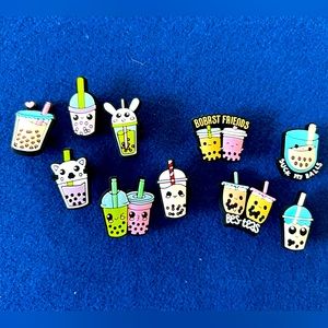 Boba Croc Charms